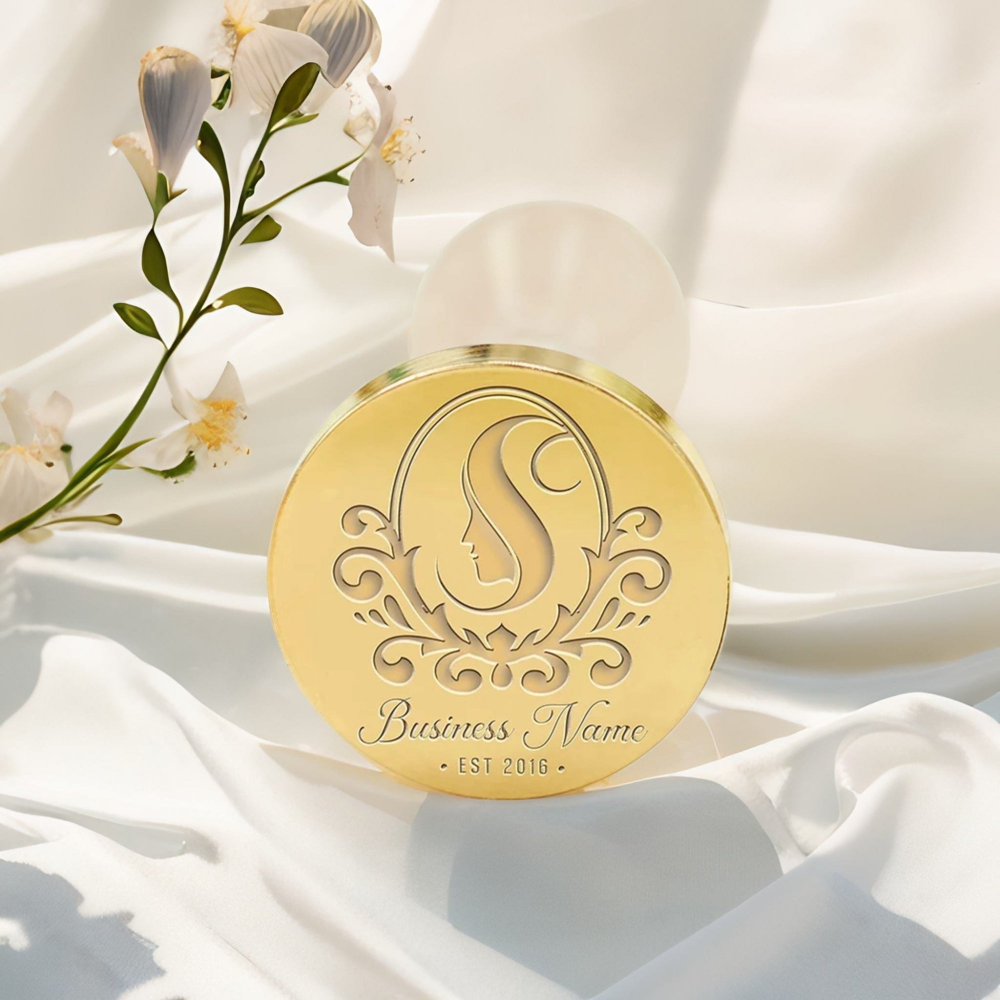 Custom Egg Crest Wax Seal Stamps with Family, Business Logos