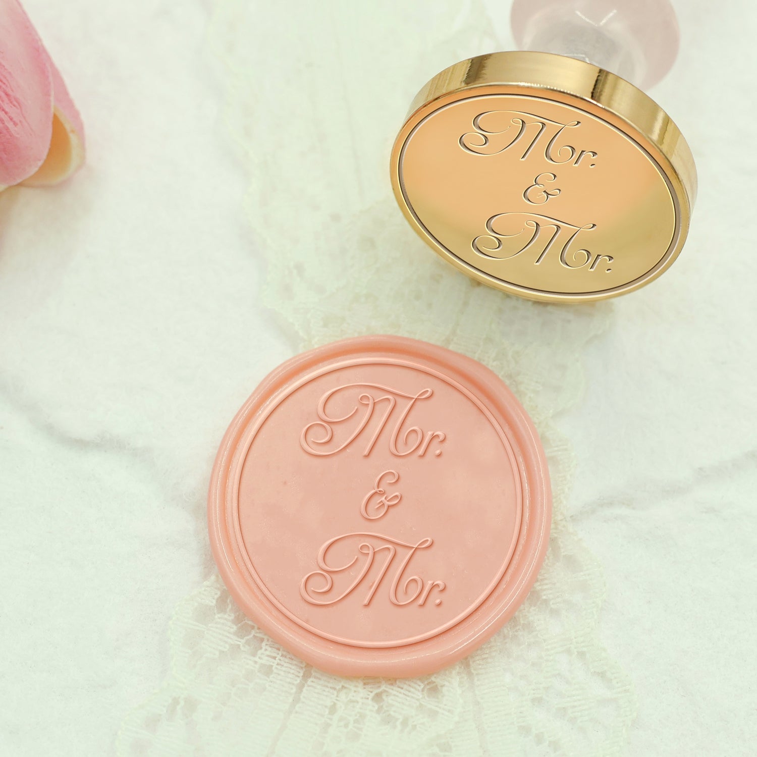 LGBT Wedding Invitation Wax Seal Stamp-2