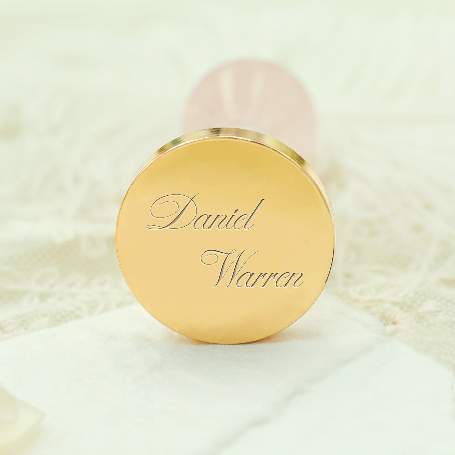 Minimalist Name Custom Wedding Wax Seal Stamp - Style 8