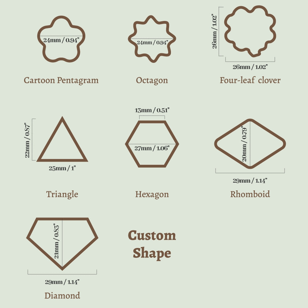 Special-Shaped Custom Design Wax Seal Stamp with Your Artwork -sku