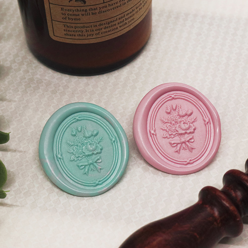 3D Relief Bouquet Wax Stamp from Amz Deco.