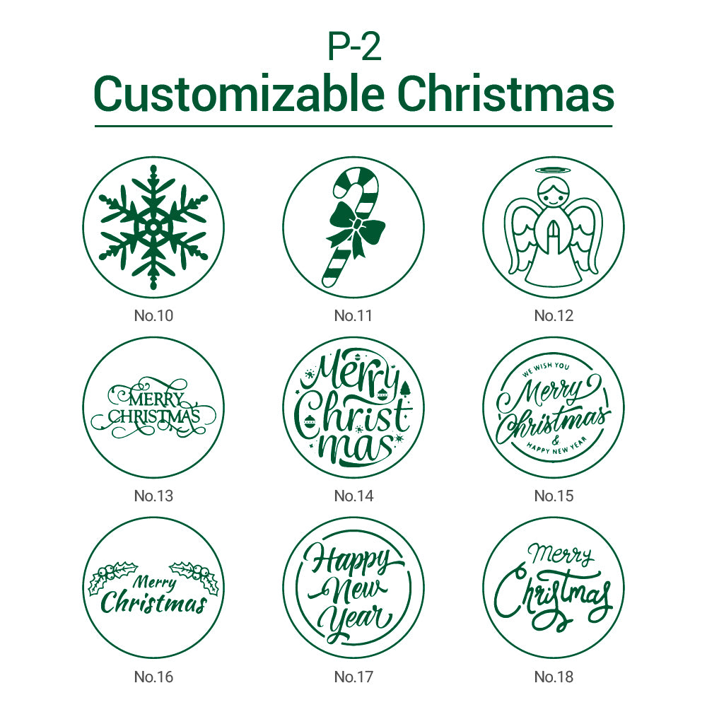 Christmas Wax Seal Stamp from AMZ Deco.